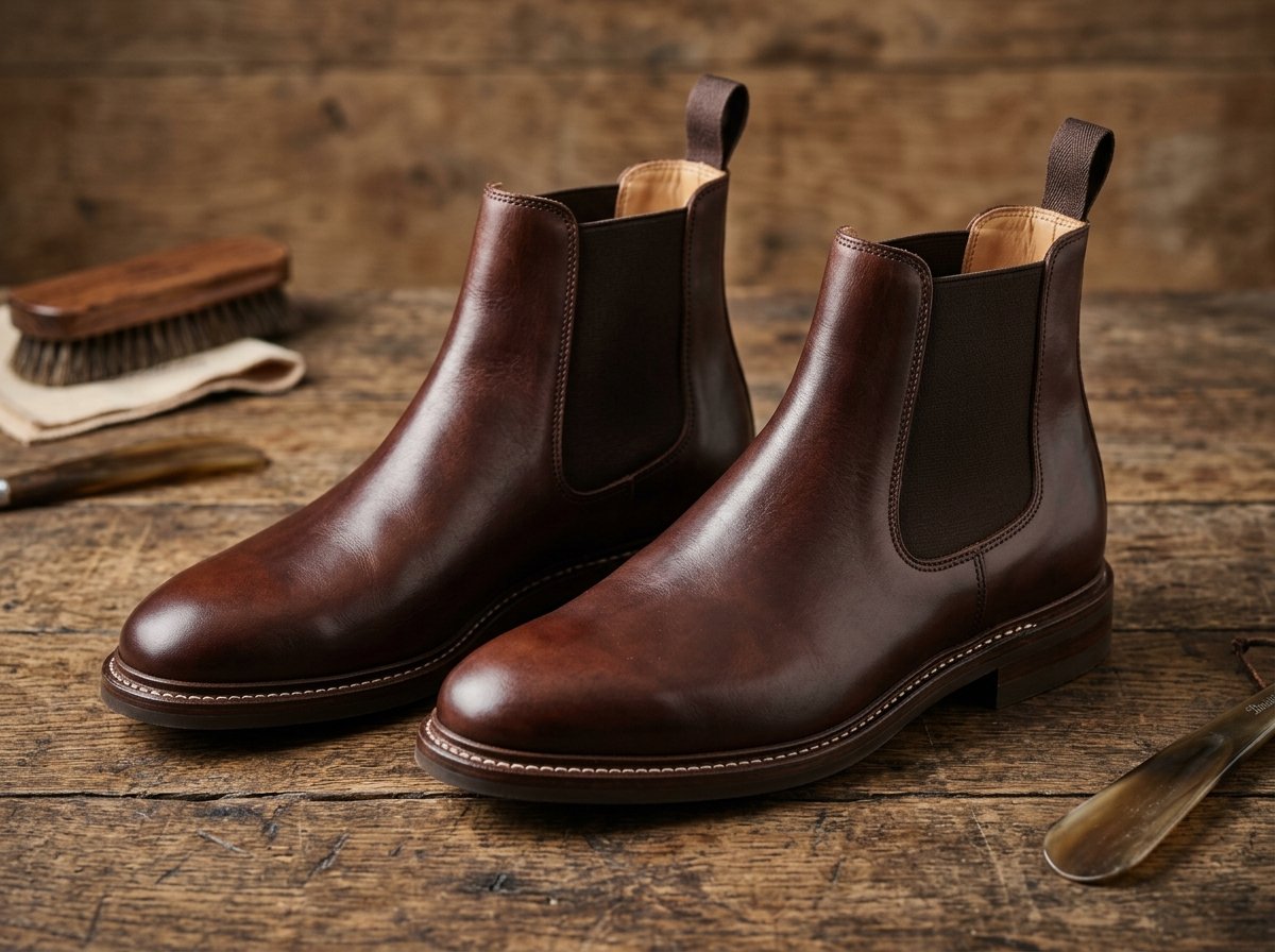 The Kensington Chelsea Leather Boot