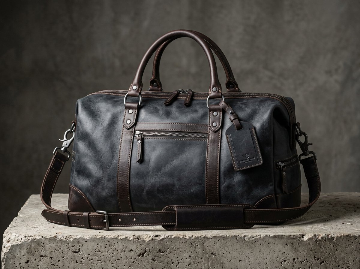 The Voyager 48-Hour Leather Duffel