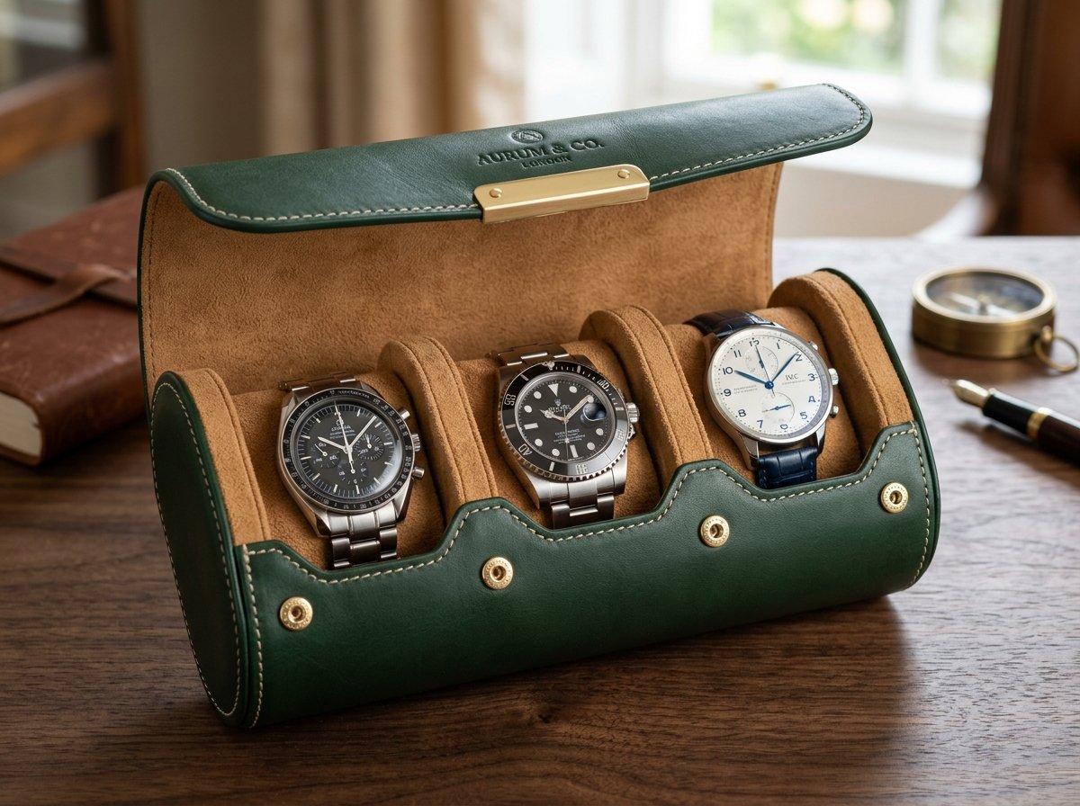 The Connoisseur Triple Watch Roll